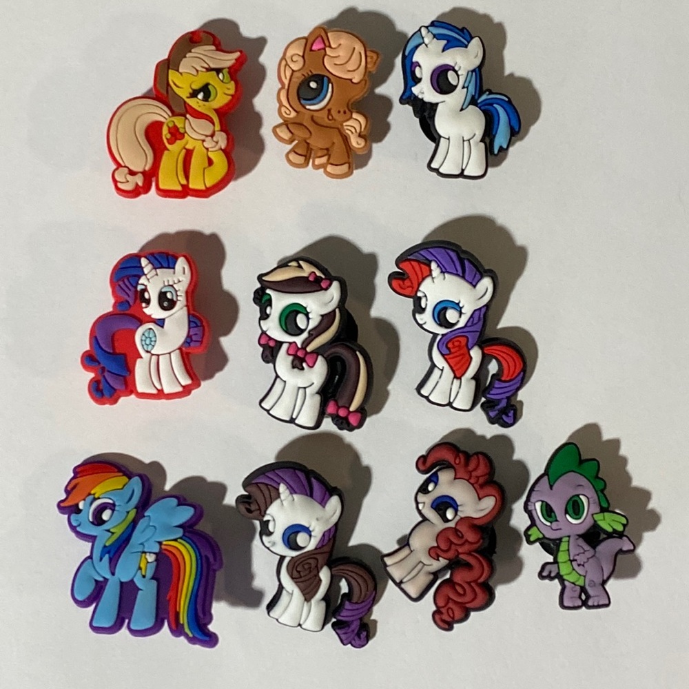 COPY - My Little Pony inspired Croc Charms 10 Piece bundle #4 New, unbranded